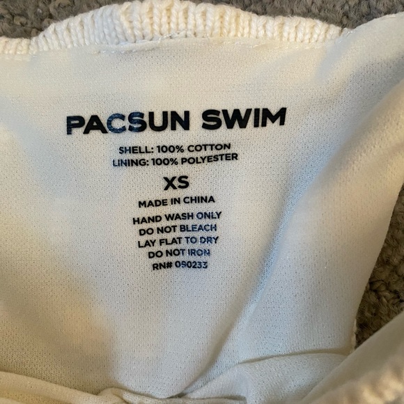🦋4/$20 SALE - NWOT PacSun Blue Rio Crochet Side Tie Bikini Bottom - Picture 7 of 7